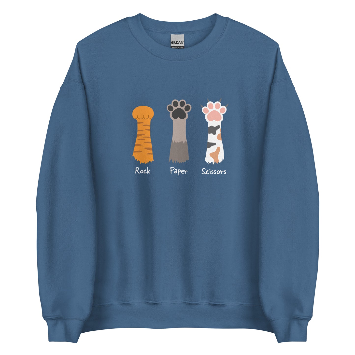 Rock Paper Scissors Crewneck Sweatshirt