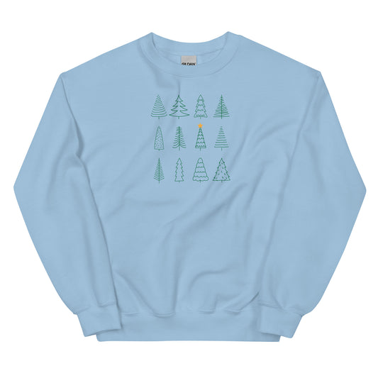 Christmas Trees Crewneck Sweatshirt