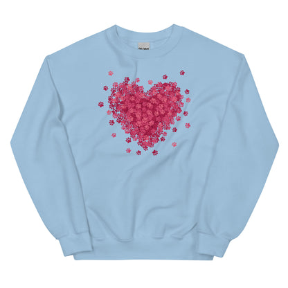 Bursting with Paw Love Crewneck Sweatshirt