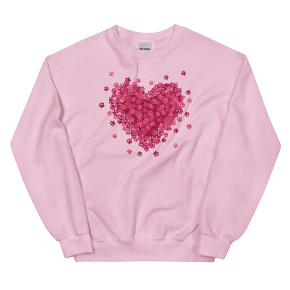 Bursting with Paw Love Crewneck Sweatshirt