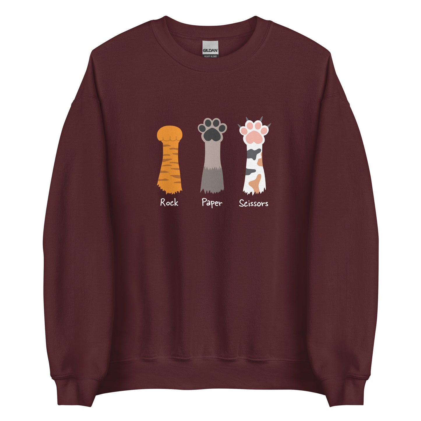 Rock Paper Scissors Crewneck Sweatshirt