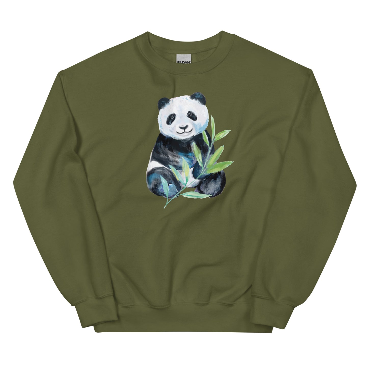 Watercolor Panda Crewneck Sweatshirt