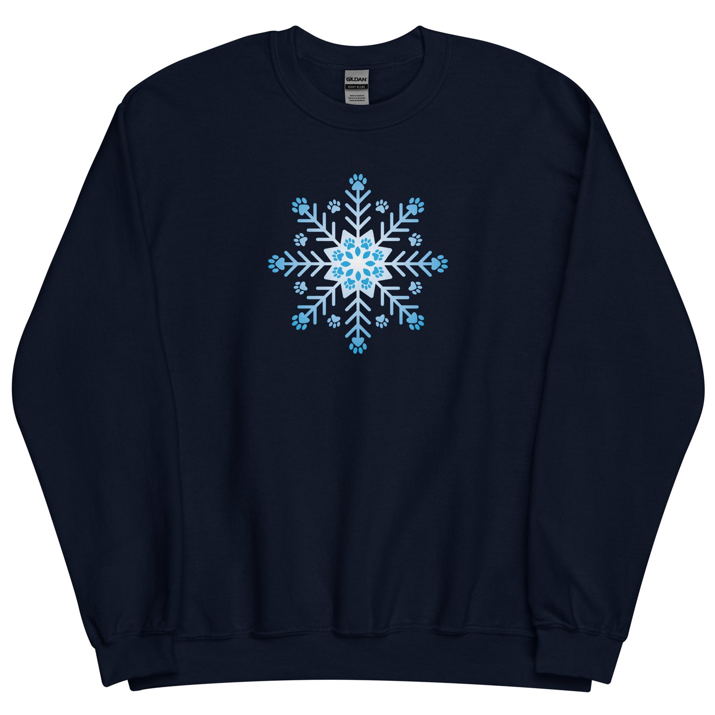 Snowflake Paw Crewneck Sweatshirt