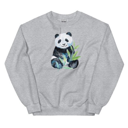Watercolor Panda Crewneck Sweatshirt