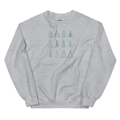 Christmas Trees Crewneck Sweatshirt