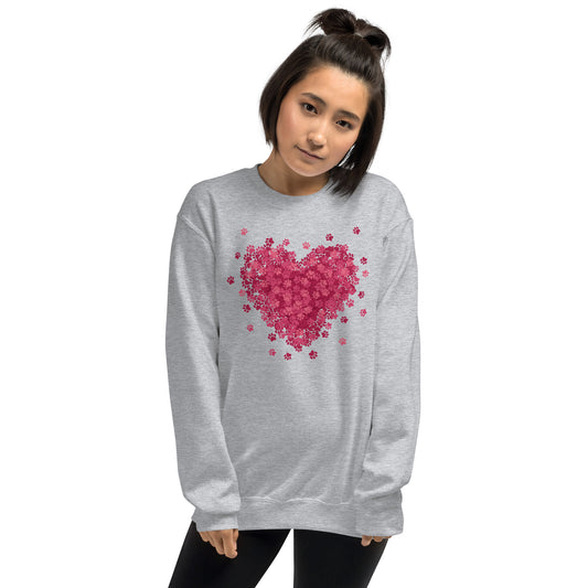 Bursting with Paw Love Crewneck Sweatshirt