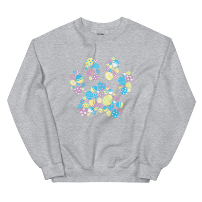 Easter Egg Paw Crewneck Sweatshirt