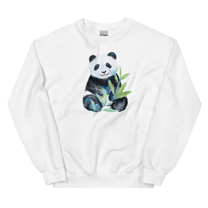 Watercolor Panda Crewneck Sweatshirt