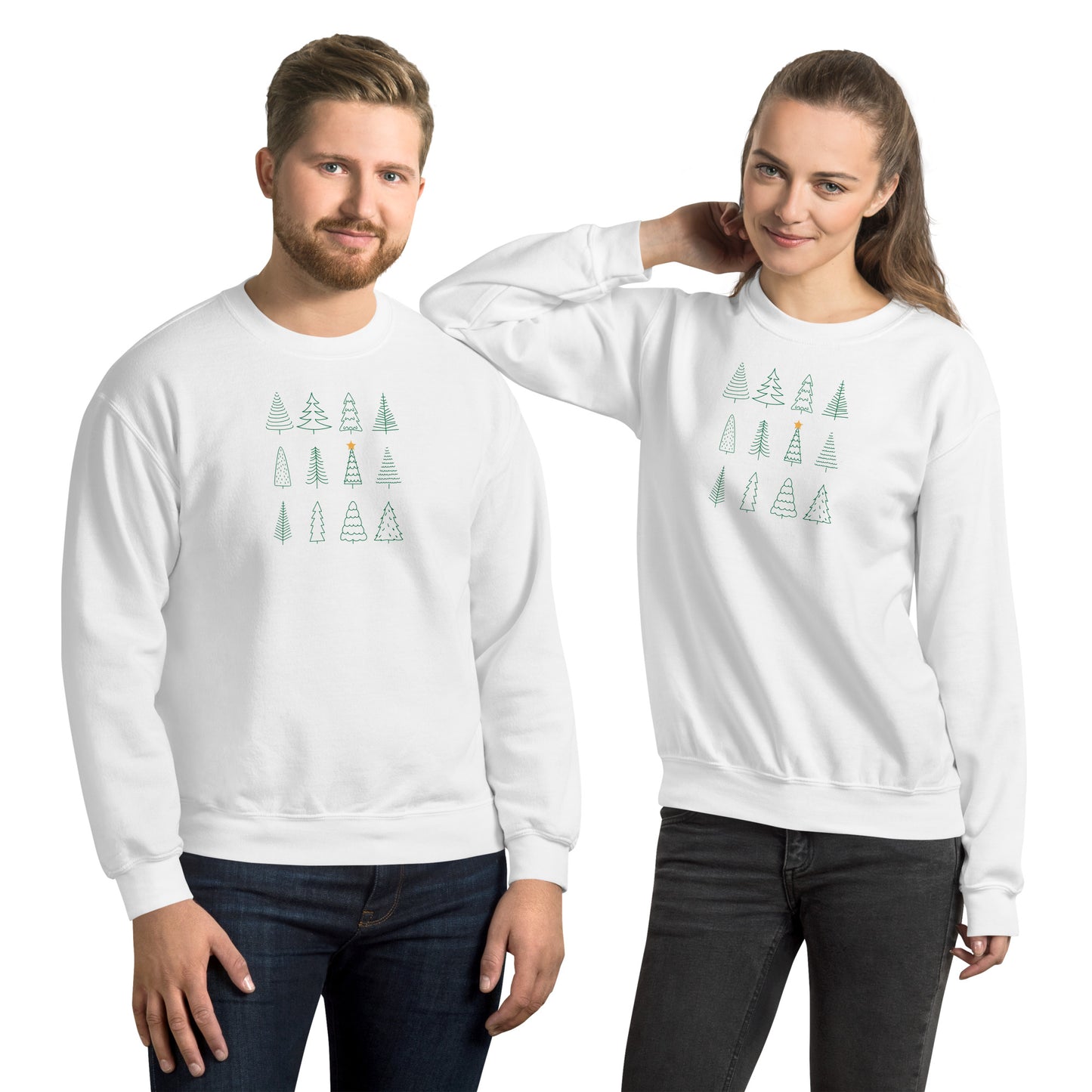 Christmas Trees Crewneck Sweatshirt