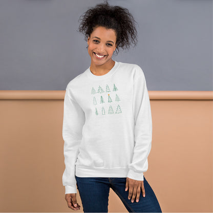 Christmas Trees Crewneck Sweatshirt