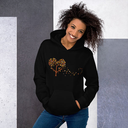 Falling Paw Leaves Hoodie