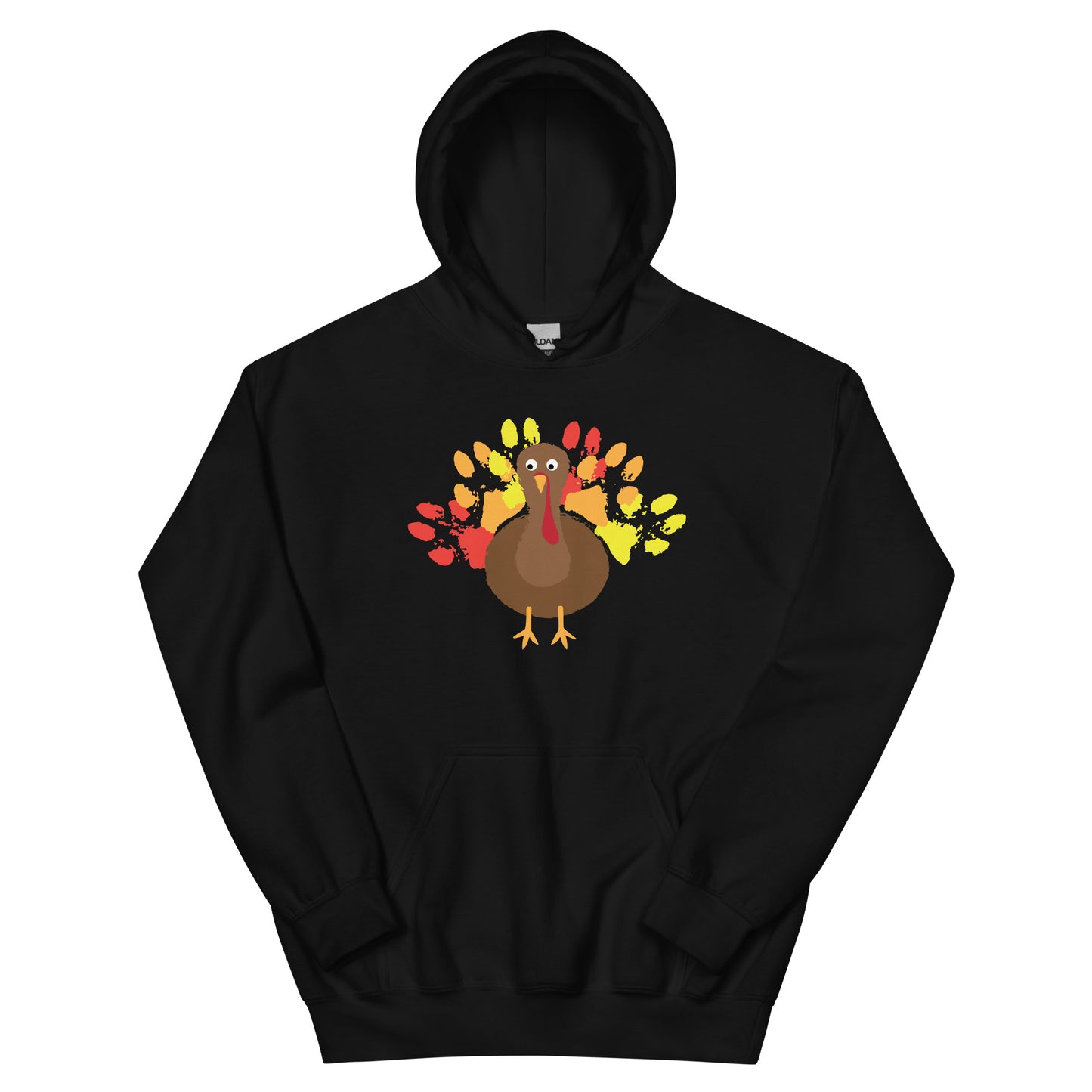 Paw Print Turkey Hoodie