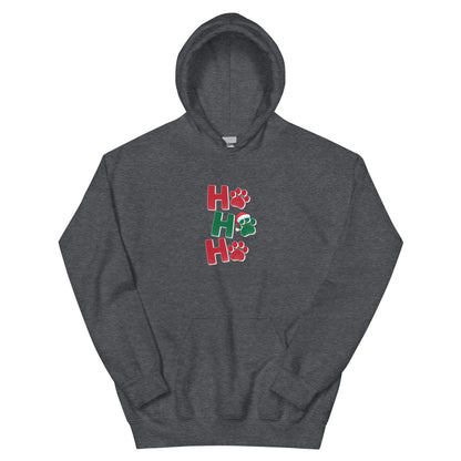 Ho Ho Ho Paw Print Hoodie