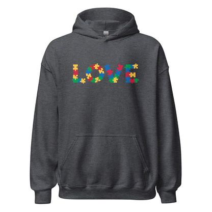 Autism Acceptance & Love Puzzle Hoodie