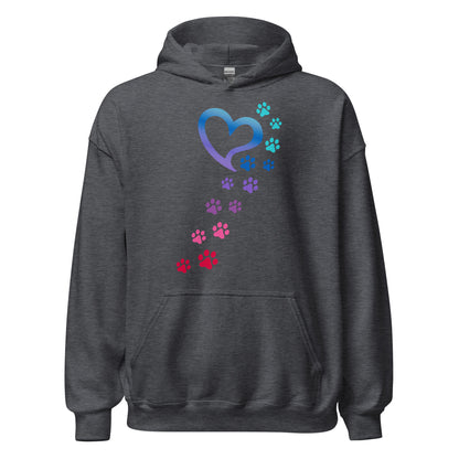 Rainbow Paws To My Heart Hoodie