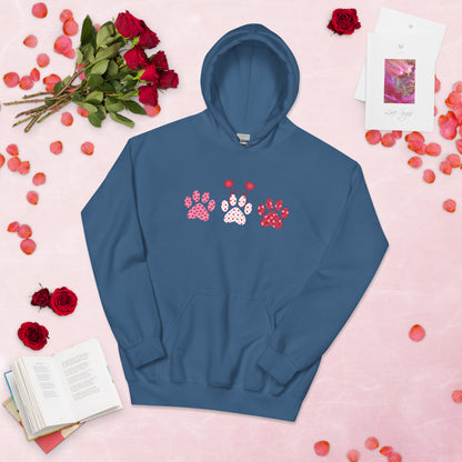 Valentine Paw Love Hoodie