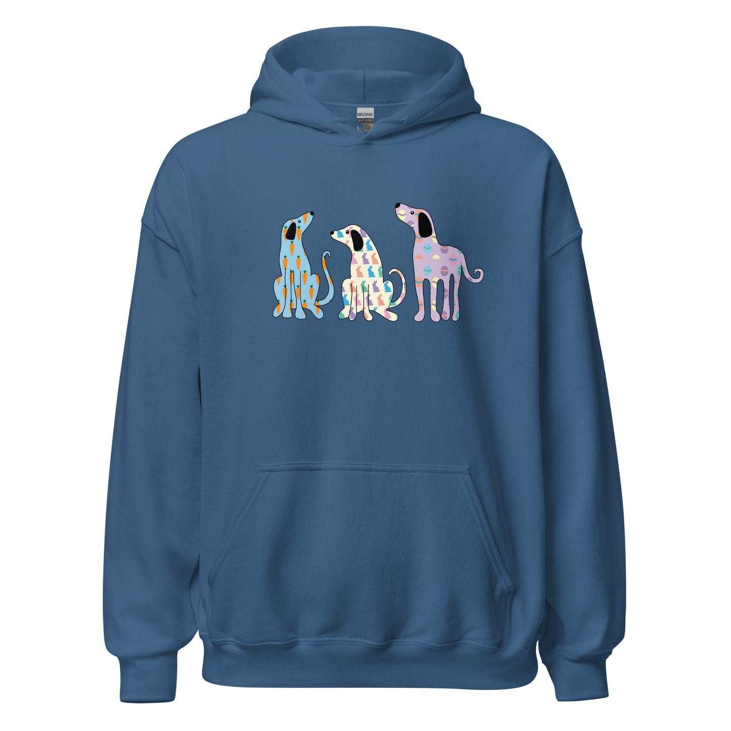 Whimsy Easter Dogs Hoodie