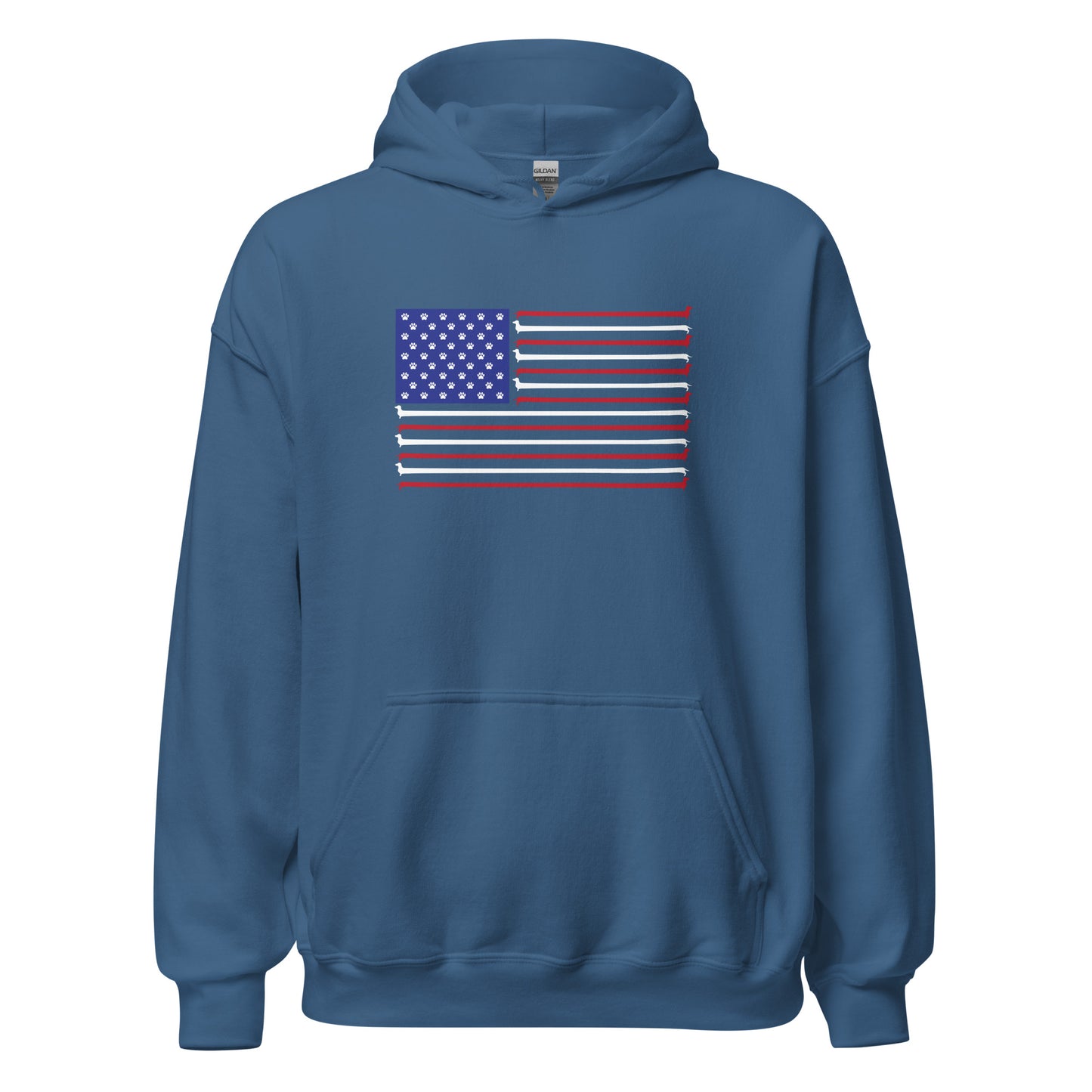 Dachshund Stars and Stripes Hoodie