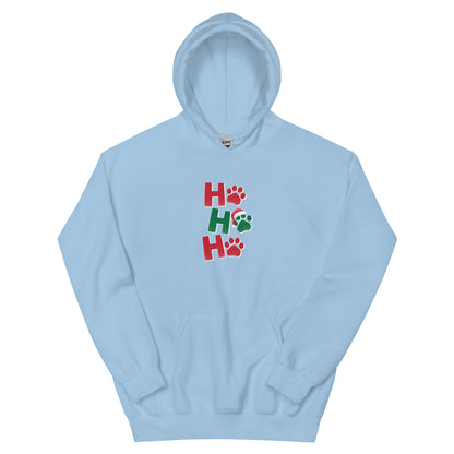 Ho Ho Ho Paw Print Hoodie