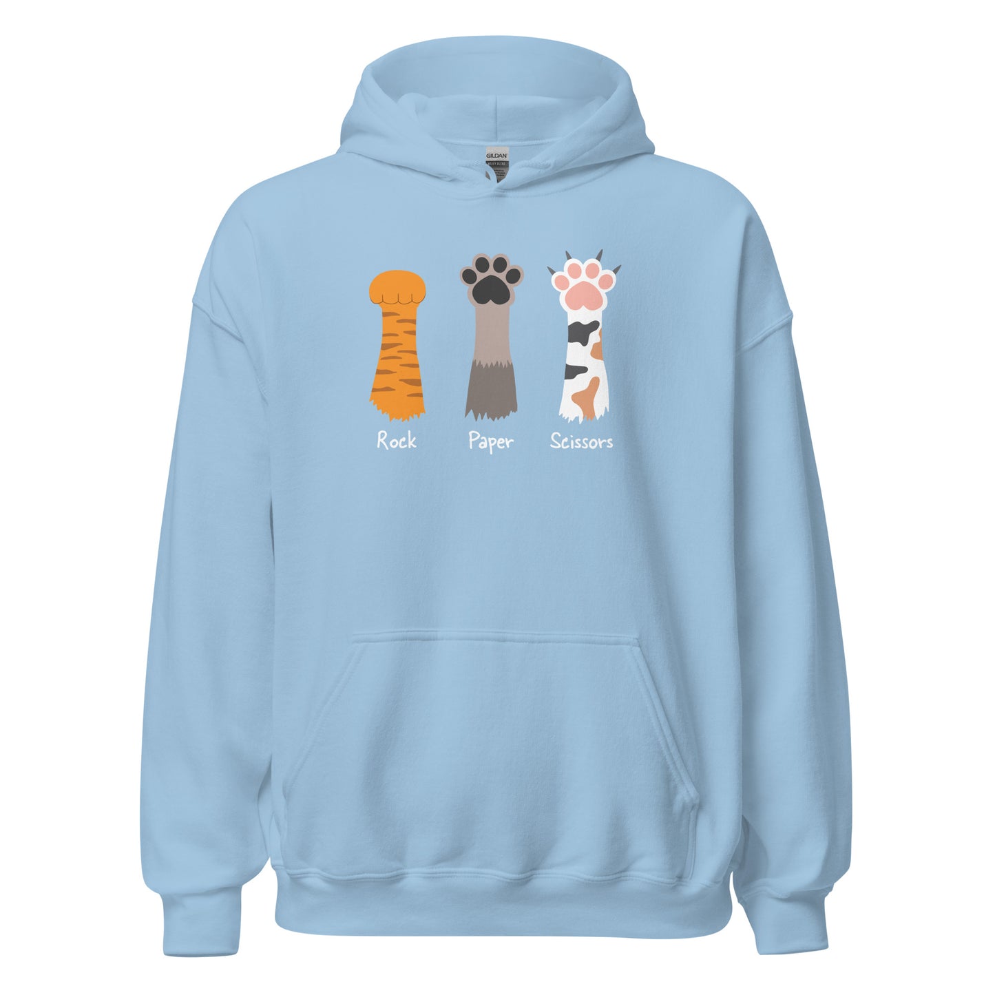 Rock Paper Scissors Paw Hoodie