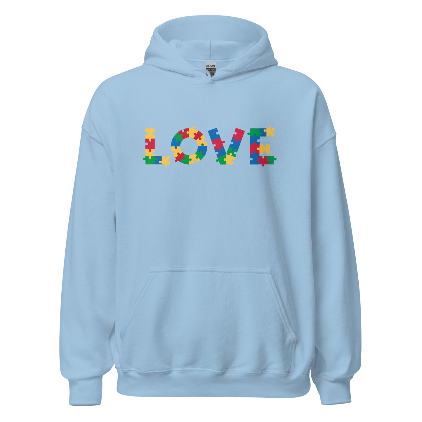 Autism Acceptance & Love Puzzle Hoodie