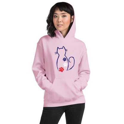 Patriotic Cat Hoodie