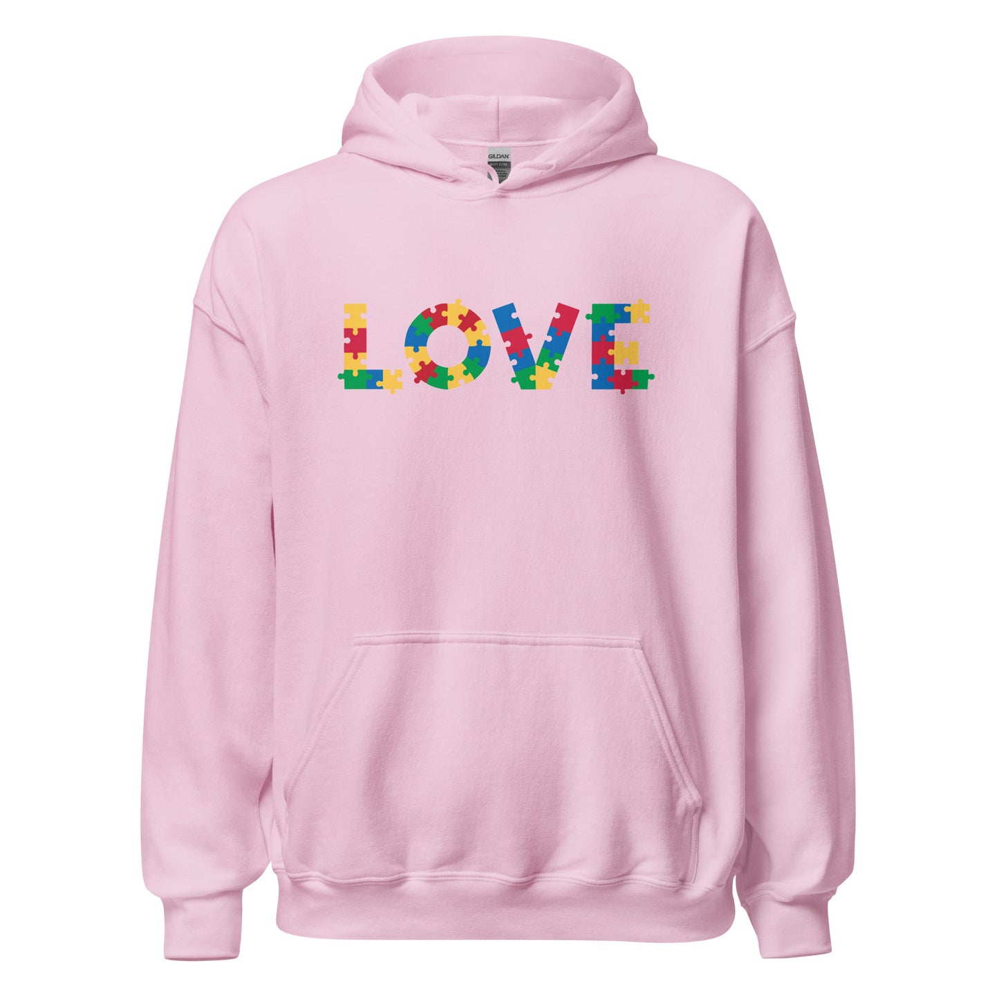 Autism Acceptance & Love Puzzle Hoodie