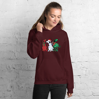 Holiday Greetings Dogs Hoodie