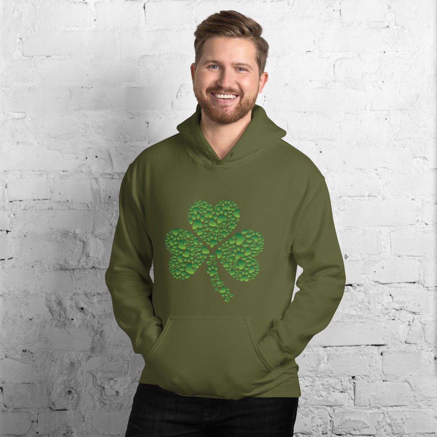 Shamrock of Paws Hoodie