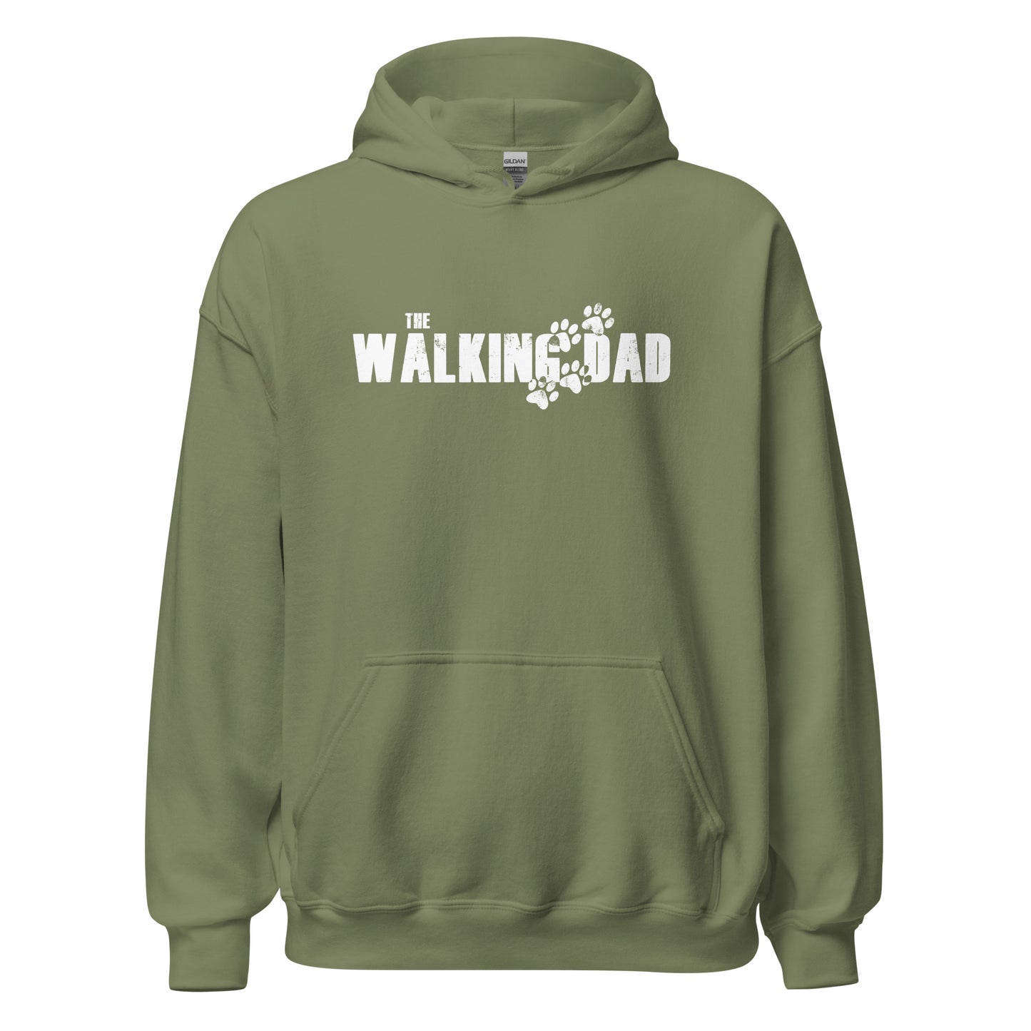 The Walking Dad Paw Print Hoodie