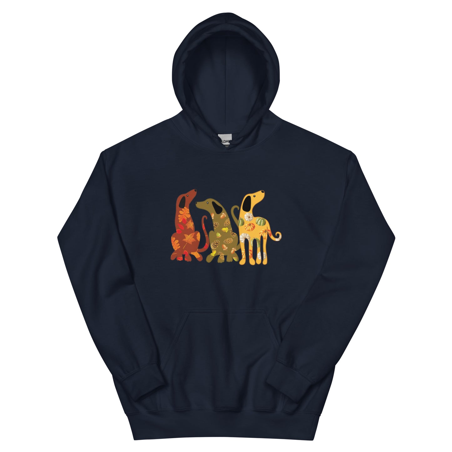 Festive Fall Dogs Hoodie