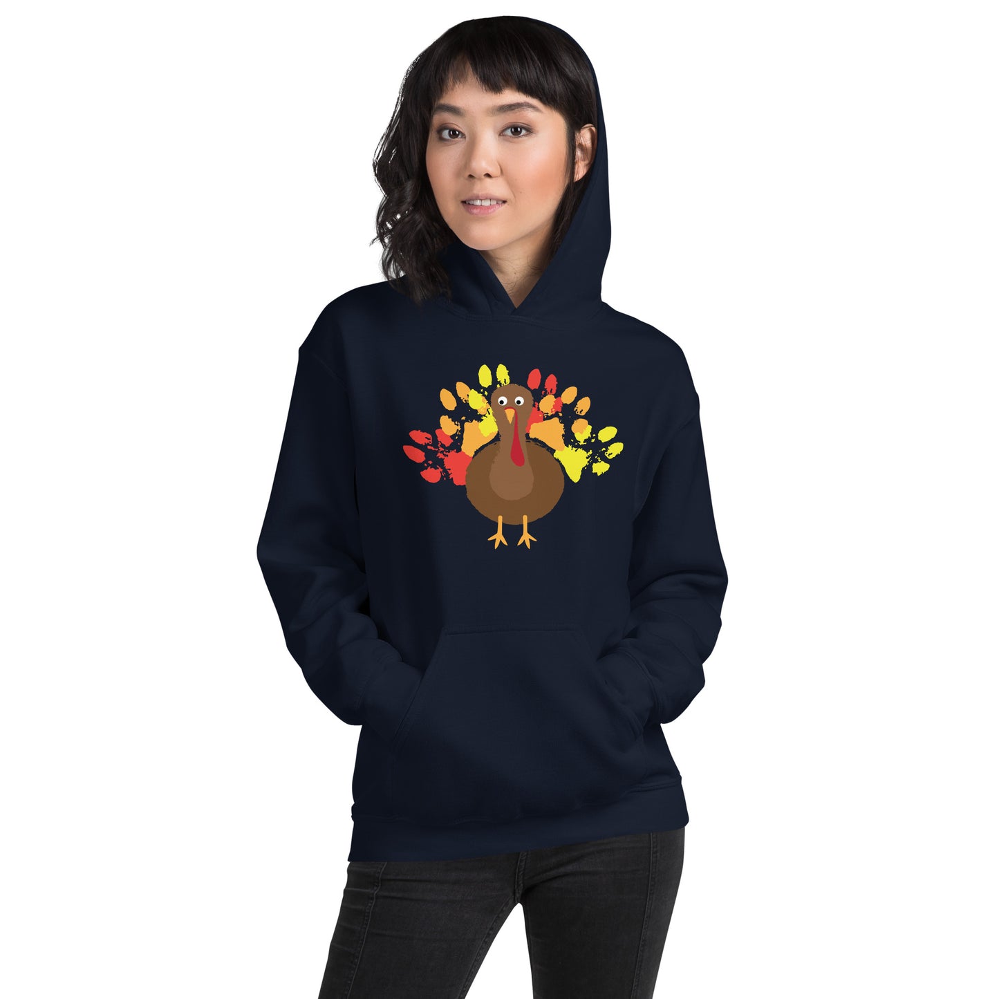 Paw Print Turkey Hoodie