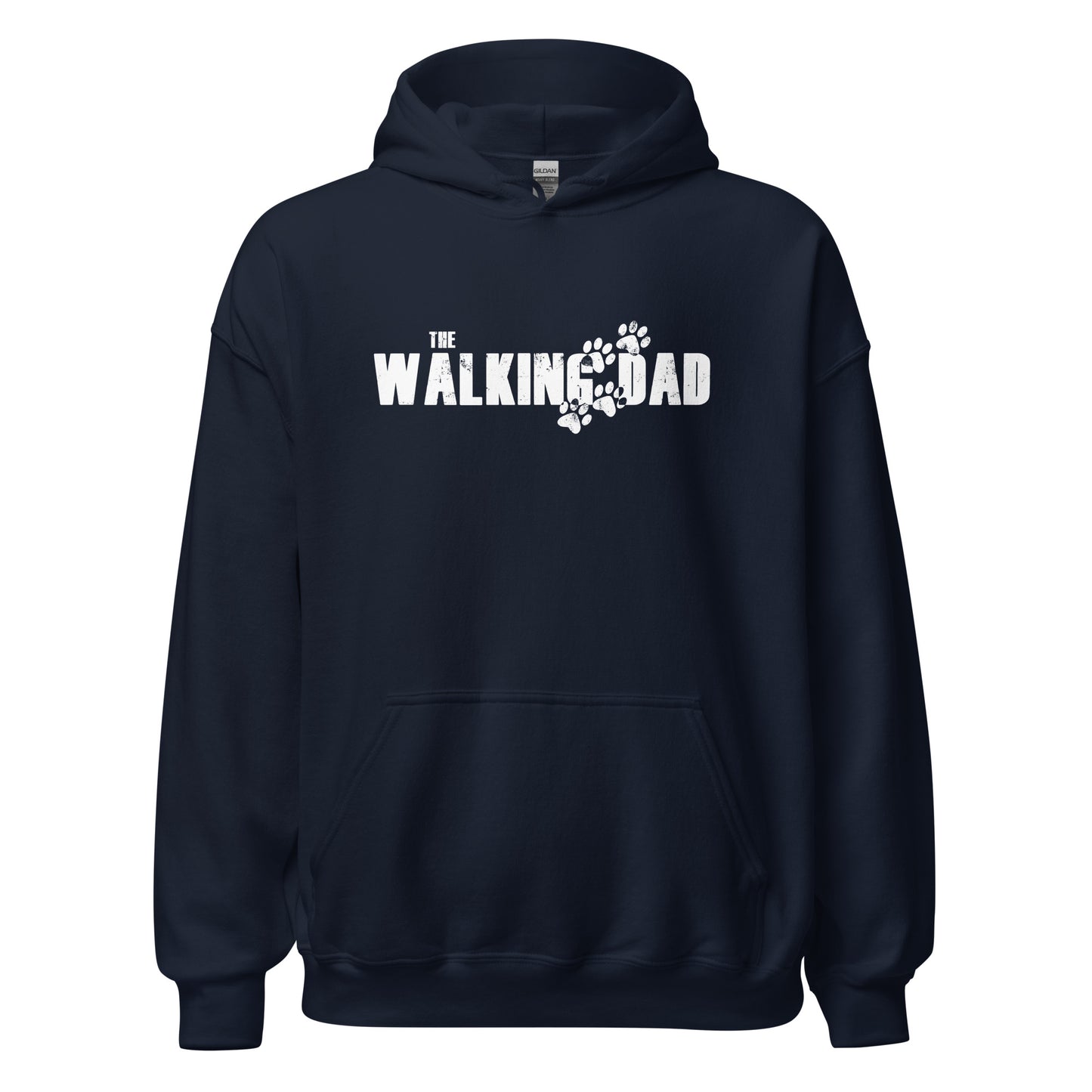 The Walking Dad Paw Print Hoodie