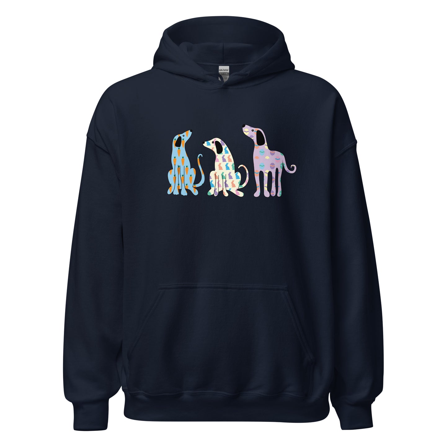 Whimsy Easter Dogs Hoodie