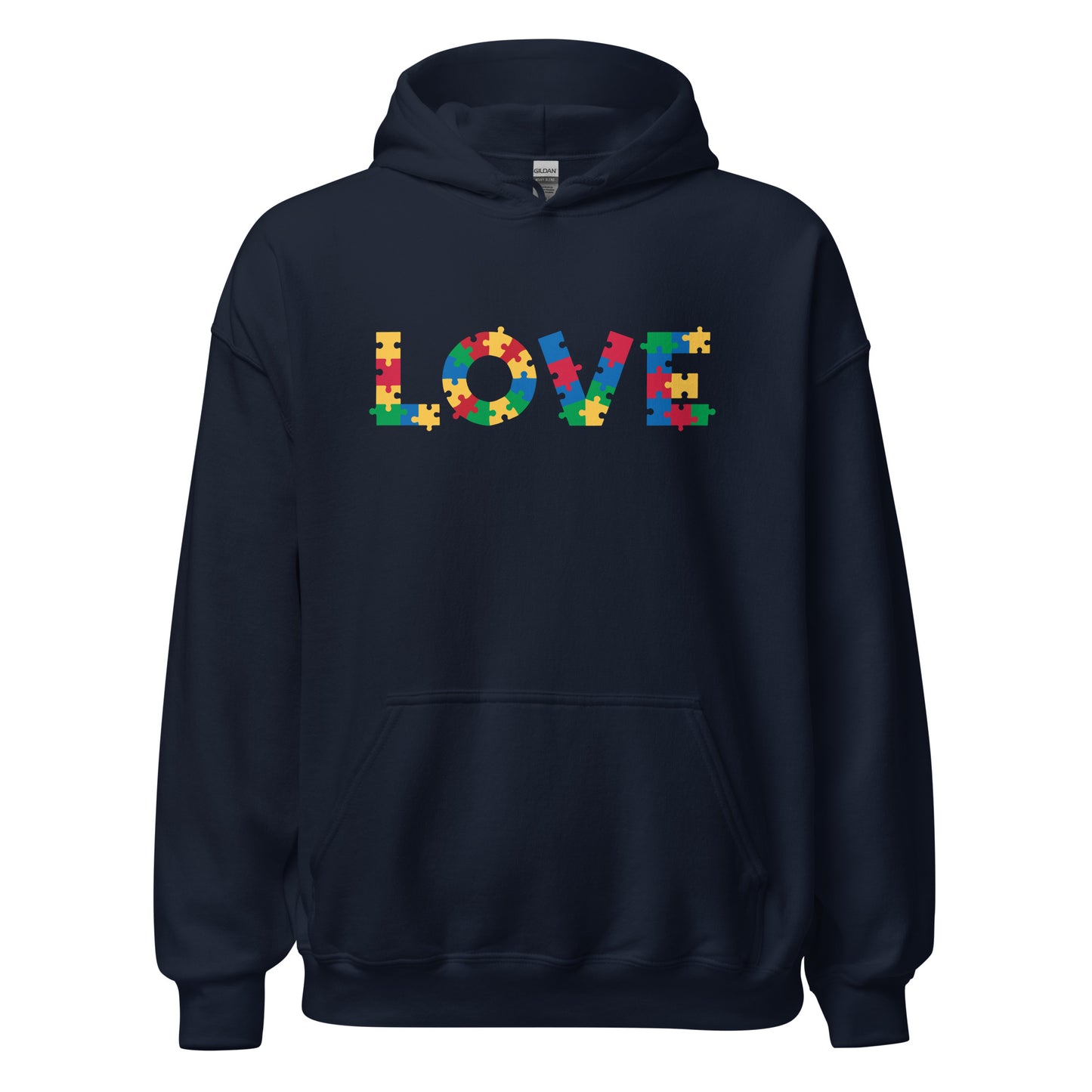 Autism Acceptance & Love Puzzle Hoodie