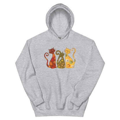 Festive Fall Cats Hoodie