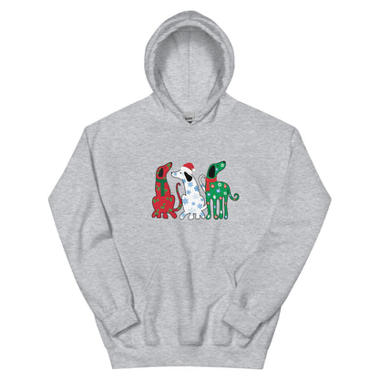 Holiday Greetings Dogs Hoodie