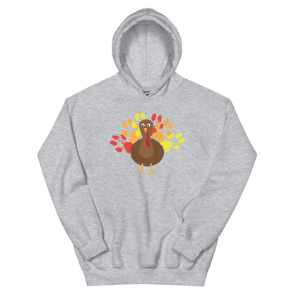 Paw Print Turkey Hoodie