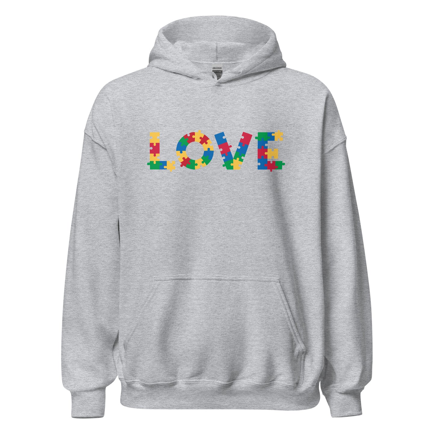 Autism Acceptance & Love Puzzle Hoodie