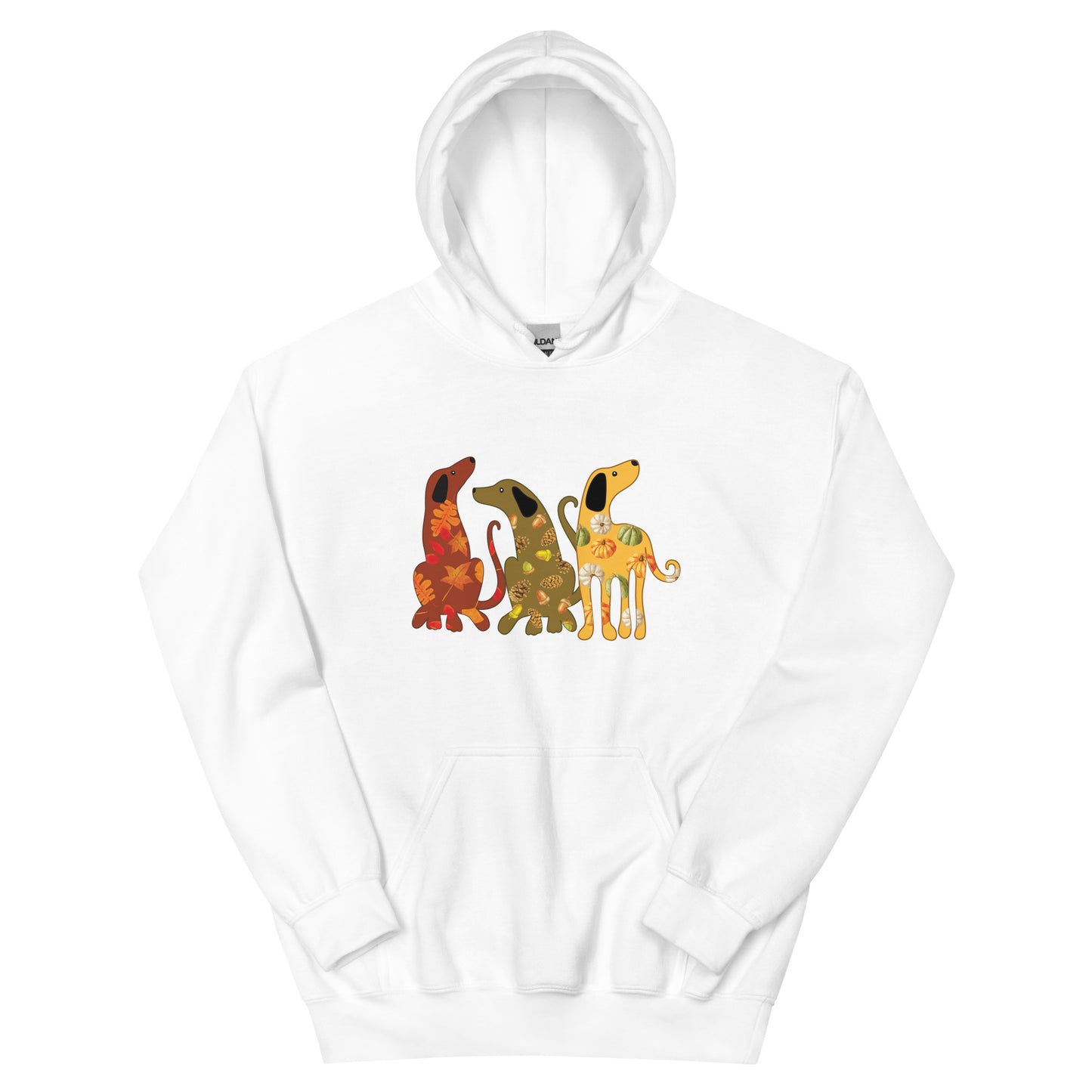 Festive Fall Dogs Hoodie