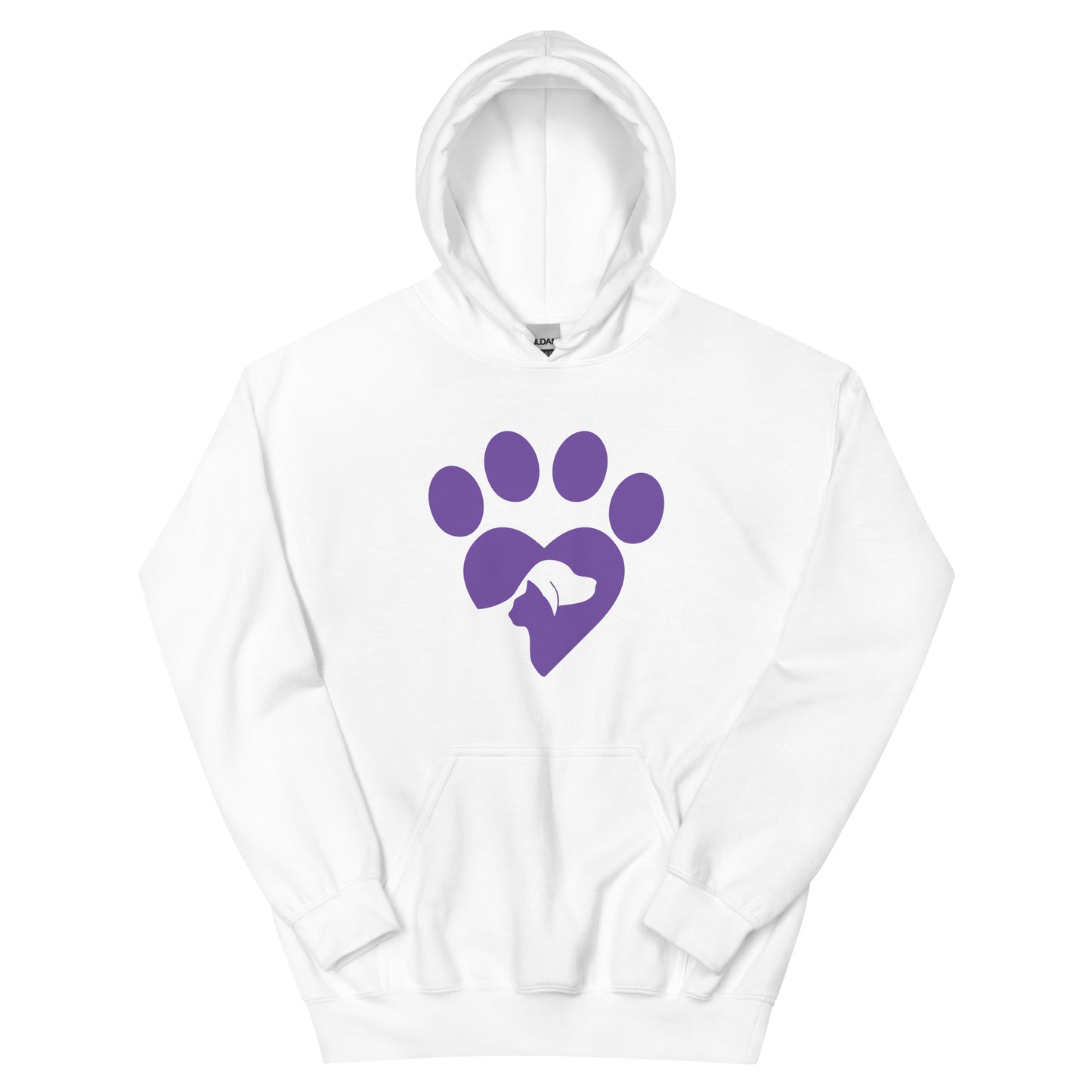 Paw Print Pet Love Hoodie