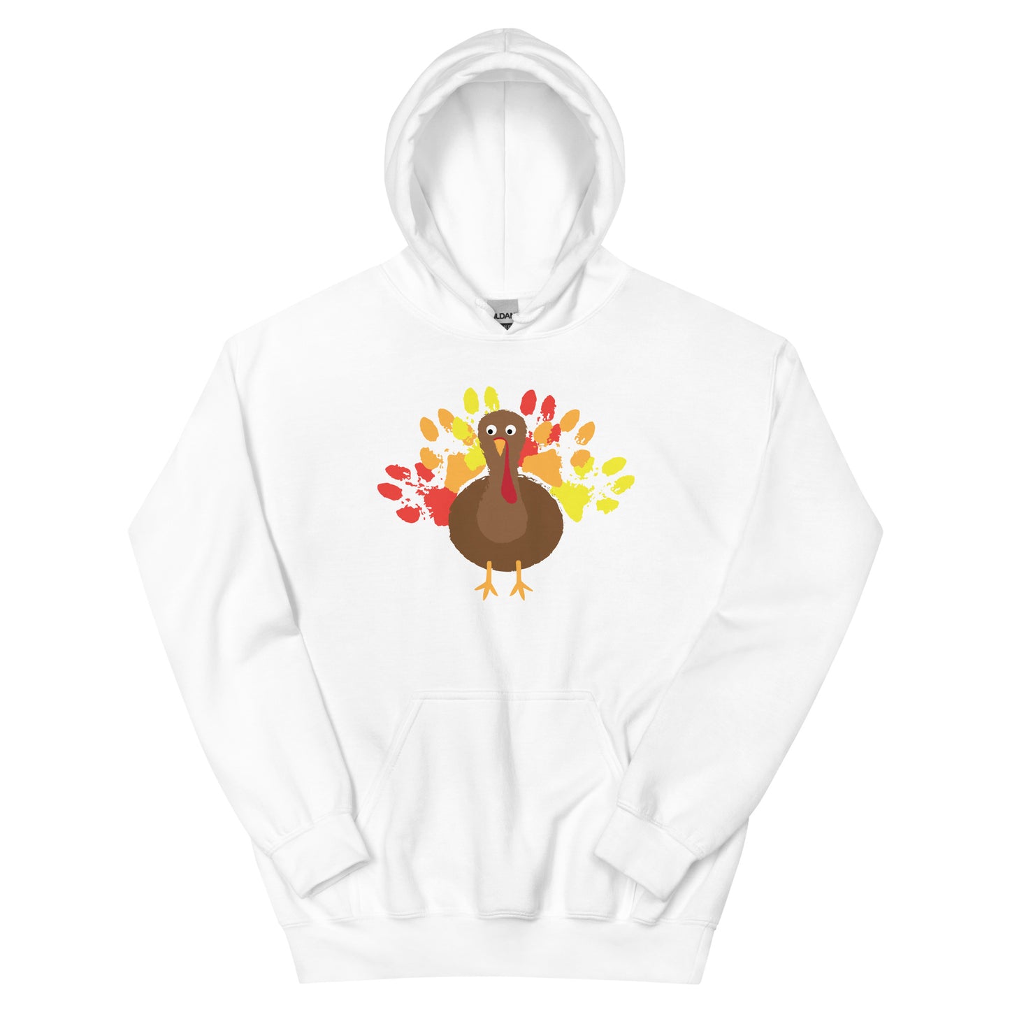 Paw Print Turkey Hoodie