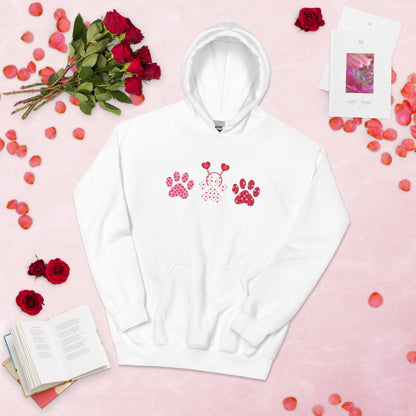 Valentine Paw Love Hoodie