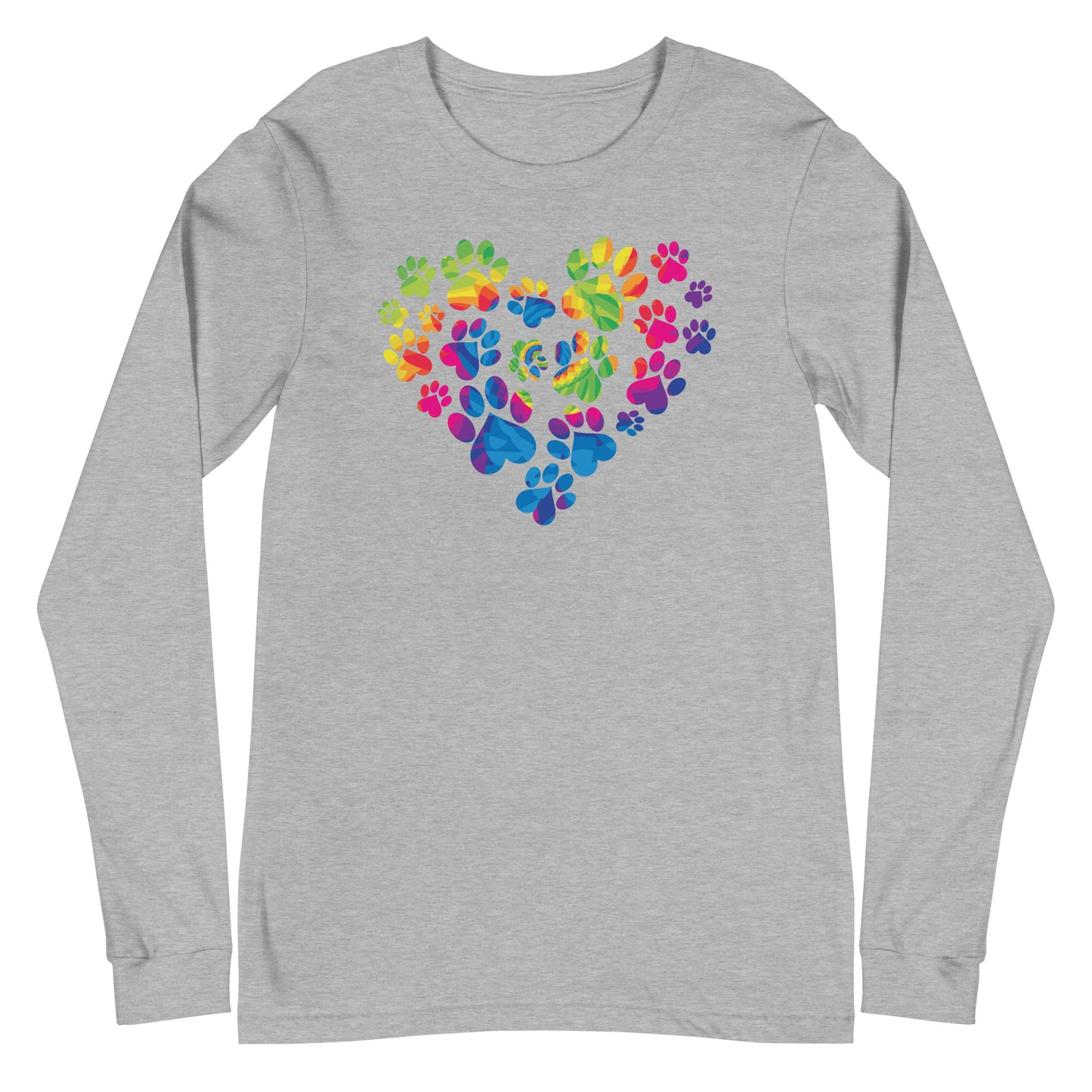 Anniversary Paw Print Love Long Sleeve Tee