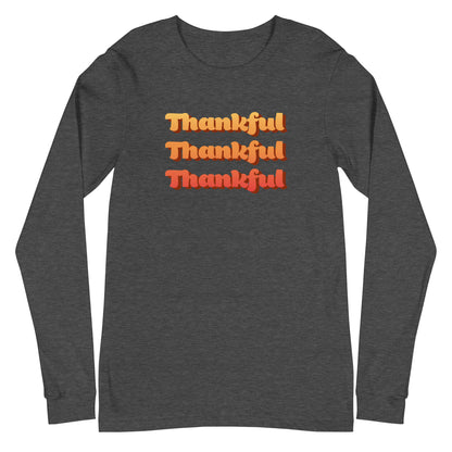 Thankful Times Three Long Sleeve Tee