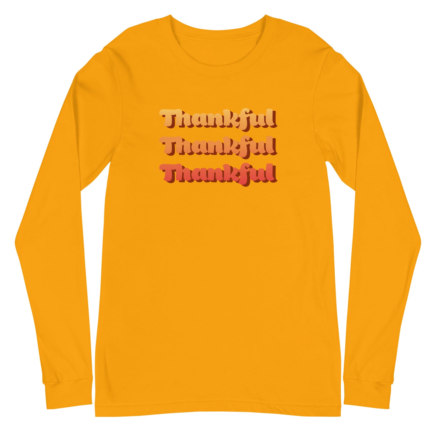 Thankful Times Three Long Sleeve Tee