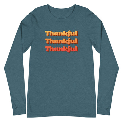 Thankful Times Three Long Sleeve Tee