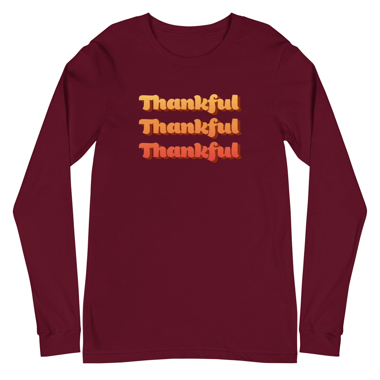 Thankful Times Three Long Sleeve Tee