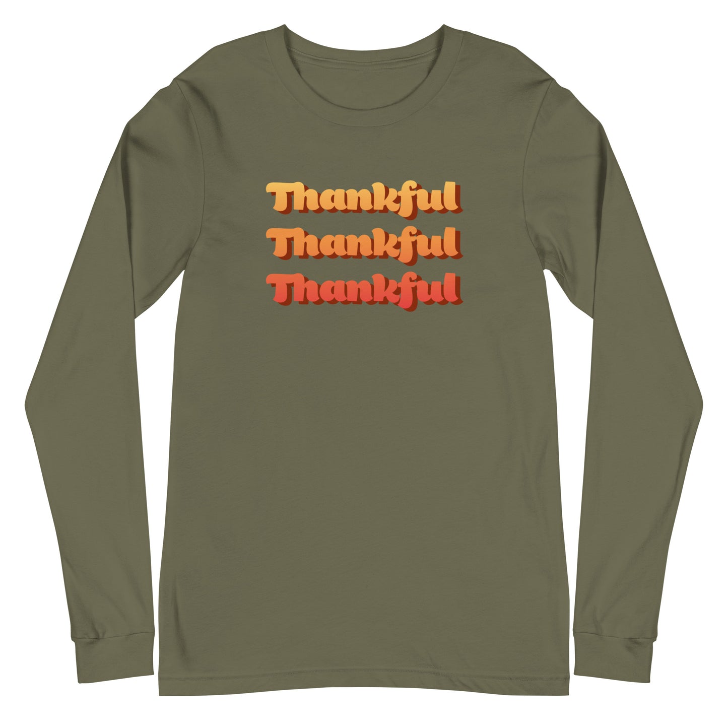 Thankful Times Three Long Sleeve Tee