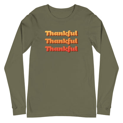 Thankful Times Three Long Sleeve Tee